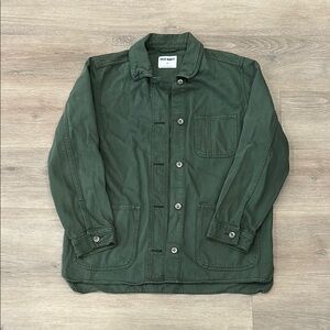 Old Navy Green Denim Shacket